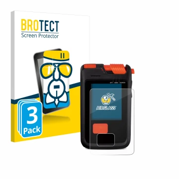 Face avant d’un emballage produit avec le logo de la marque BROTECT. À côté, l’appareil Mammut Barryvox S2 est représenté avec