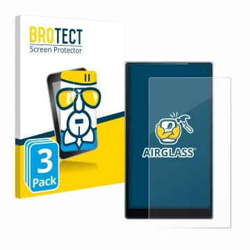 Face avant d’un emballage produit avec le logo de la marque BROTECT. À côté, l’appareil FiiO JM21 est représenté avec la prote