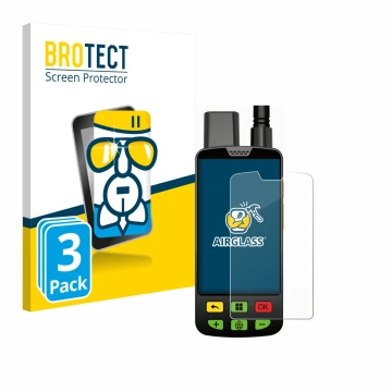 Face avant d’un emballage produit avec le logo de la marque BROTECT. À côté, l’appareil Aduro Locit GPS est représenté avec la