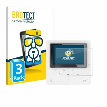 Face avant d’un emballage produit avec le logo de la marque BROTECT. À côté, l’appareil Biticino 344672 est représenté avec la