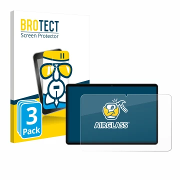 Face avant d’un emballage produit avec le logo de la marque BROTECT. À côté, l’appareil Meberry M8 est représenté avec la prot