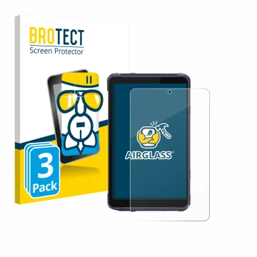 Face avant d’un emballage produit avec le logo de la marque BROTECT. À côté, l’appareil CHCNAV LT800 est représenté avec la pr