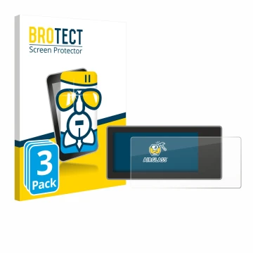 Face avant d’un emballage produit avec le logo de la marque BROTECT. À côté, l’appareil Acta Berg Radio est représenté avec la