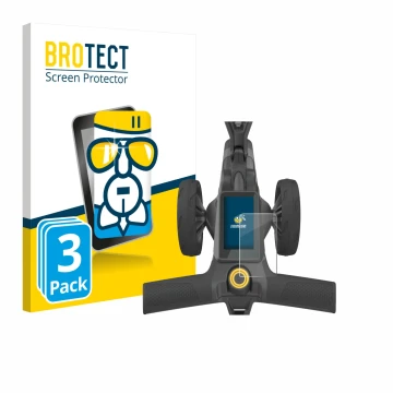 Face avant d’un emballage produit avec le logo de la marque BROTECT. À côté, l’appareil PowaKaddy CT10 est représenté avec la 