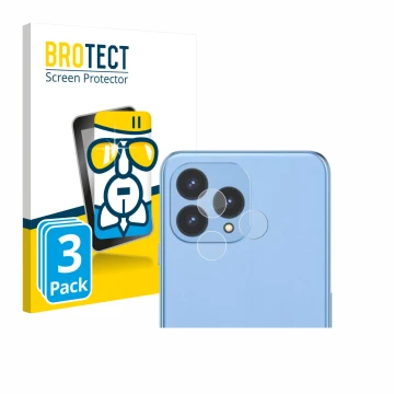 Face avant d’un emballage produit avec le logo de la marque BROTECT. À côté, l’appareil Cubot P80 (Caméra UNIQUEMENT) est repr