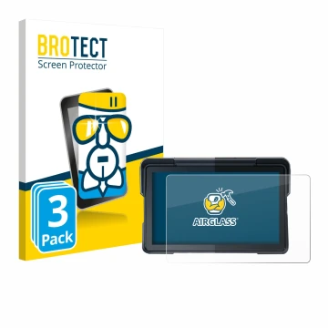 Face avant d’un emballage produit avec le logo de la marque BROTECT. À côté, l’appareil Lamtto RC19 7