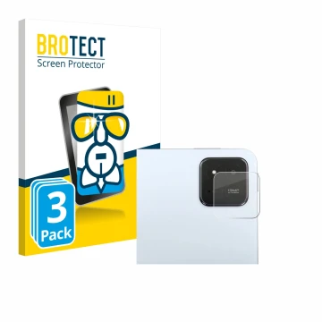 Face avant d’un emballage produit avec le logo de la marque BROTECT. À côté, l’appareil Xiaomi Pad 7 (Caméra UNIQUEMENT) est r