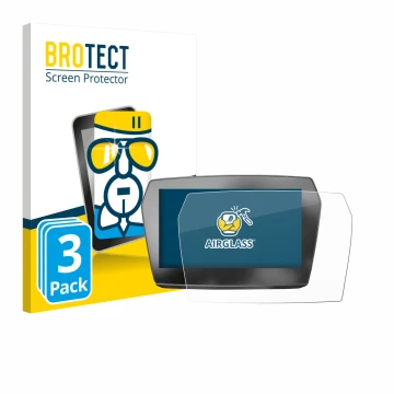 Face avant d’un emballage produit avec le logo de la marque BROTECT. À côté, l’appareil Voge 625 2025 est représenté avec la p