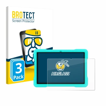 Face avant d’un emballage produit avec le logo de la marque BROTECT. À côté, l’appareil UJJ U8 est représenté avec la protecti