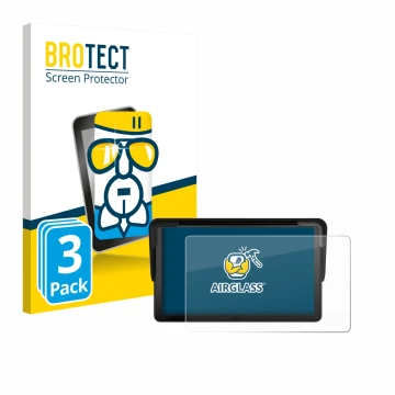 Face avant d’un emballage produit avec le logo de la marque BROTECT. À côté, l’appareil Carpuride V3 7