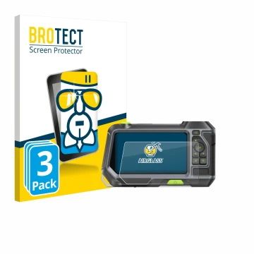 Face avant d’un emballage produit avec le logo de la marque BROTECT. À côté, l’appareil Teslong NTS500 est représenté avec la 