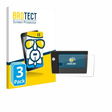 Face avant d’un emballage produit avec le logo de la marque BROTECT. À côté, l’appareil Volkswagen Polo Life 2024 est représen