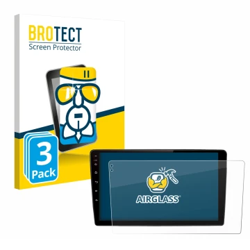 Face avant d’un emballage produit avec le logo de la marque BROTECT. À côté, l’appareil Junsun V2 Plus 10