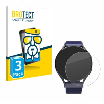 Face avant d’un emballage produit avec le logo de la marque BROTECT. À côté, l’appareil Patronus Notfalluhr (41.5 mm) est repr
