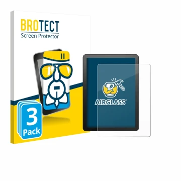 Face avant d’un emballage produit avec le logo de la marque BROTECT. À côté, l’appareil Bigme B6 Color est représenté avec la 