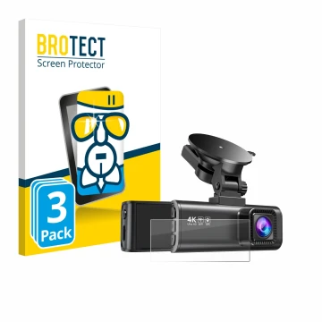 Face avant d’un emballage produit avec le logo de la marque BROTECT. À côté, l’appareil Redtiger F7NP est représenté avec la p