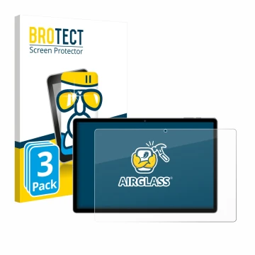 Face avant d’un emballage produit avec le logo de la marque BROTECT. À côté, l’appareil RUSHAR A140 14