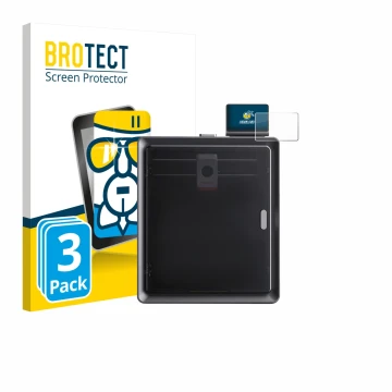 Face avant d’un emballage produit avec le logo de la marque BROTECT. À côté, l’appareil Anycubic Kobra S1 / S1 Combo est repré