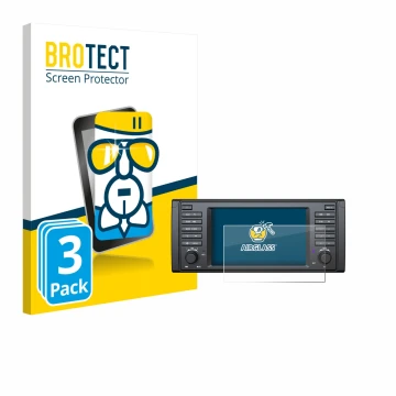 Face avant d’un emballage produit avec le logo de la marque BROTECT. À côté, l’appareil Eonon E39A12S est représenté avec la p