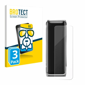 Face avant d’un emballage produit avec le logo de la marque BROTECT. À côté, l’appareil EcoFlow Rapid Pro X est représenté ave