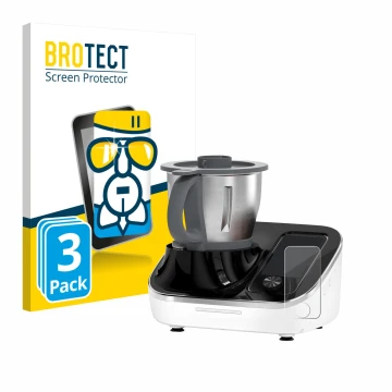 Face avant d’un emballage produit avec le logo de la marque BROTECT. À côté, l’appareil TOKIT Omni Cook C2 est représenté avec