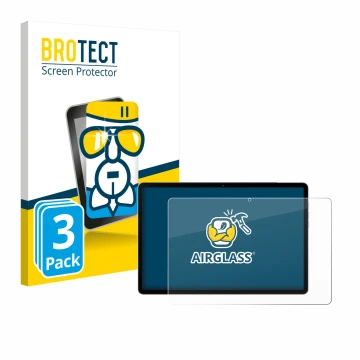 Face avant d’un emballage produit avec le logo de la marque BROTECT. À côté, l’appareil Black Shark Pad 7 est représenté avec 