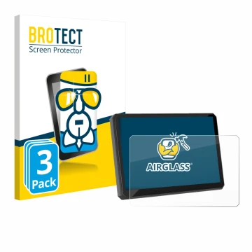 Face avant d’un emballage produit avec le logo de la marque BROTECT. À côté, l’appareil Carpuride W502BS Pro 5