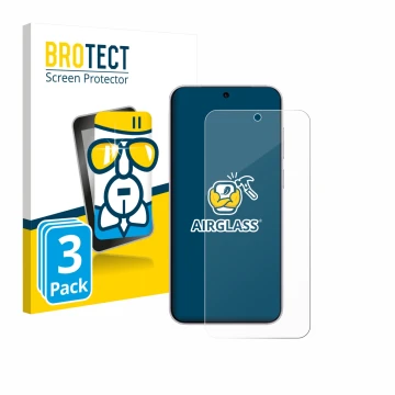 Face avant d’un emballage produit avec le logo de la marque BROTECT. À côté, l’appareil Vivo X300 est représenté avec la prote