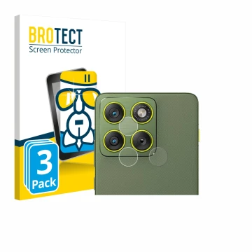 Face avant d’un emballage produit avec le logo de la marque BROTECT. À côté, l’appareil Motorola Edge 70 (Caméra UNIQUEMENT) e