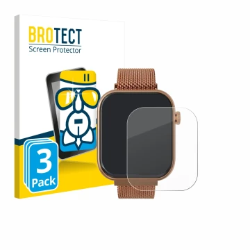 Face avant d’un emballage produit avec le logo de la marque BROTECT. À côté, l’appareil Techmade M-GLAM011 1.75