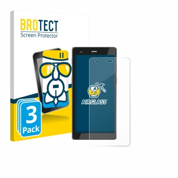 Face avant d’un emballage produit avec le logo de la marque BROTECT. À côté, l’appareil Scorpion 6X V2 est représenté avec la 