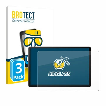 Face avant d’un emballage produit avec le logo de la marque BROTECT. À côté, l’appareil Wacom MovinkPad Pro 14 est représenté 