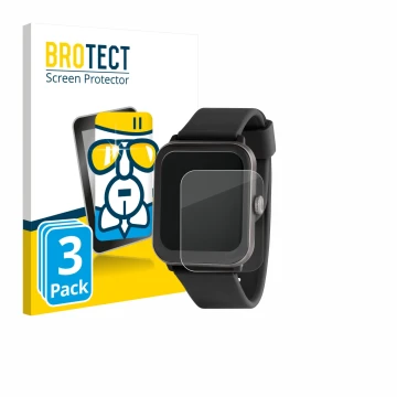 Face avant d’un emballage produit avec le logo de la marque BROTECT. À côté, l’appareil Sector Smartwatch S-08 est représenté 