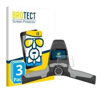 Face avant d’un emballage produit avec le logo de la marque BROTECT. À côté, l’appareil PowaKaddy FW5s est représenté avec la 