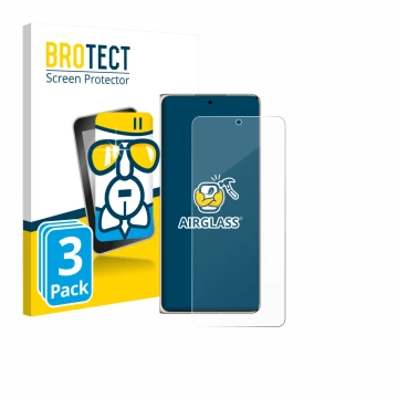 Face avant d’un emballage produit avec le logo de la marque BROTECT. À côté, l’appareil Huawei Mate X7 est représenté avec la 