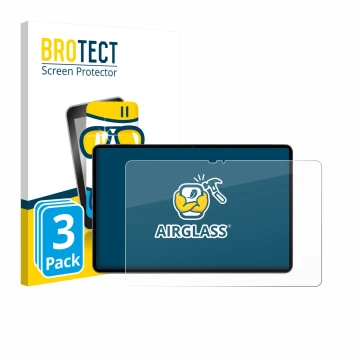 Face avant d’un emballage produit avec le logo de la marque BROTECT. À côté, l’appareil VALE V12X LTE-8128 12.6