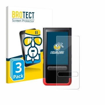 Face avant d’un emballage produit avec le logo de la marque BROTECT. À côté, l’appareil ThermoMaven P2 est représenté avec la 