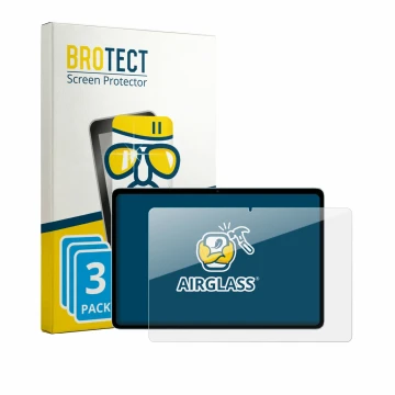 Face avant d’un emballage produit avec le logo de la marque BROTECT. À côté, l’appareil Teclast P35 est représenté avec la pro