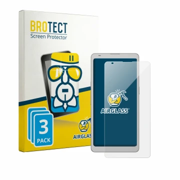 Face avant d’un emballage produit avec le logo de la marque BROTECT. À côté, l’appareil Boox Palma 3 est représenté avec la pr
