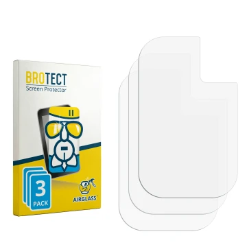 Face avant d’un emballage produit avec le logo de la marque BROTECT. À côté se trouve la protection d’écran correspondante.