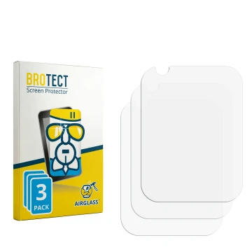 Face avant d’un emballage produit avec le logo de la marque BROTECT. À côté se trouve la protection d’écran correspondante.