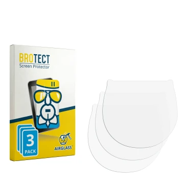 Face avant d’un emballage produit avec le logo de la marque BROTECT. À côté se trouve la protection d’écran correspondante.