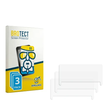 Face avant d’un emballage produit avec le logo de la marque BROTECT. À côté se trouve la protection d’écran correspondante.