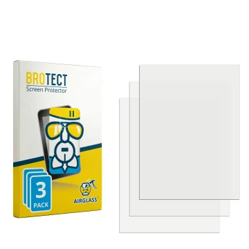 Face avant d’un emballage produit avec le logo de la marque BROTECT. À côté se trouve la protection d’écran correspondante.