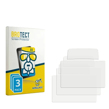 Face avant d’un emballage produit avec le logo de la marque BROTECT. À côté se trouve la protection d’écran correspondante.