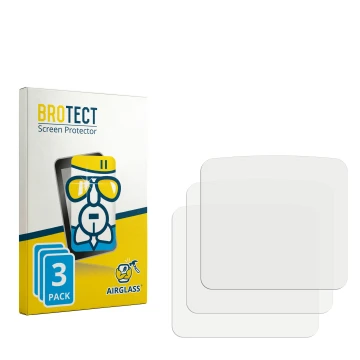 Face avant d’un emballage produit avec le logo de la marque BROTECT. À côté se trouve la protection d’écran correspondante.