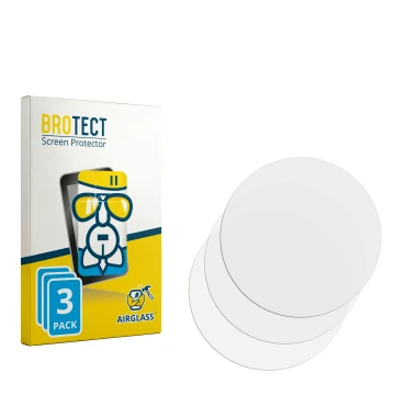 Face avant d’un emballage produit avec le logo de la marque BROTECT. À côté se trouve la protection d’écran correspondante.