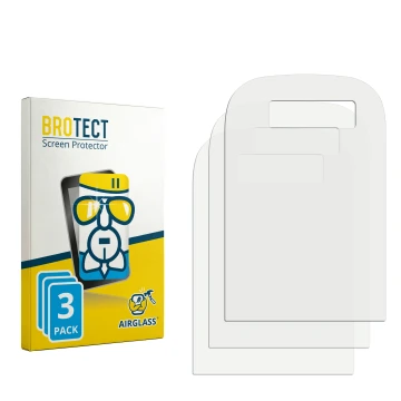 Face avant d’un emballage produit avec le logo de la marque BROTECT. À côté se trouve la protection d’écran correspondante.