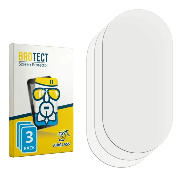 Face avant d’un emballage produit avec le logo de la marque BROTECT. À côté se trouve la protection d’écran correspondante.