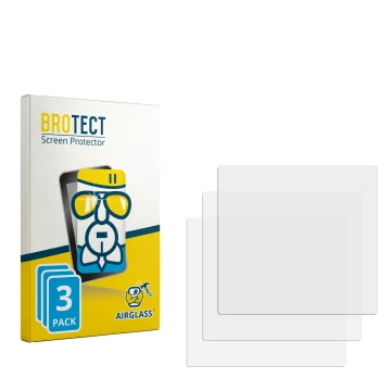 Face avant d’un emballage produit avec le logo de la marque BROTECT. À côté se trouve la protection d’écran correspondante.